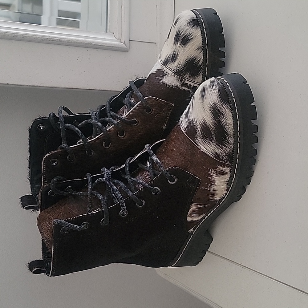Cowhide boots